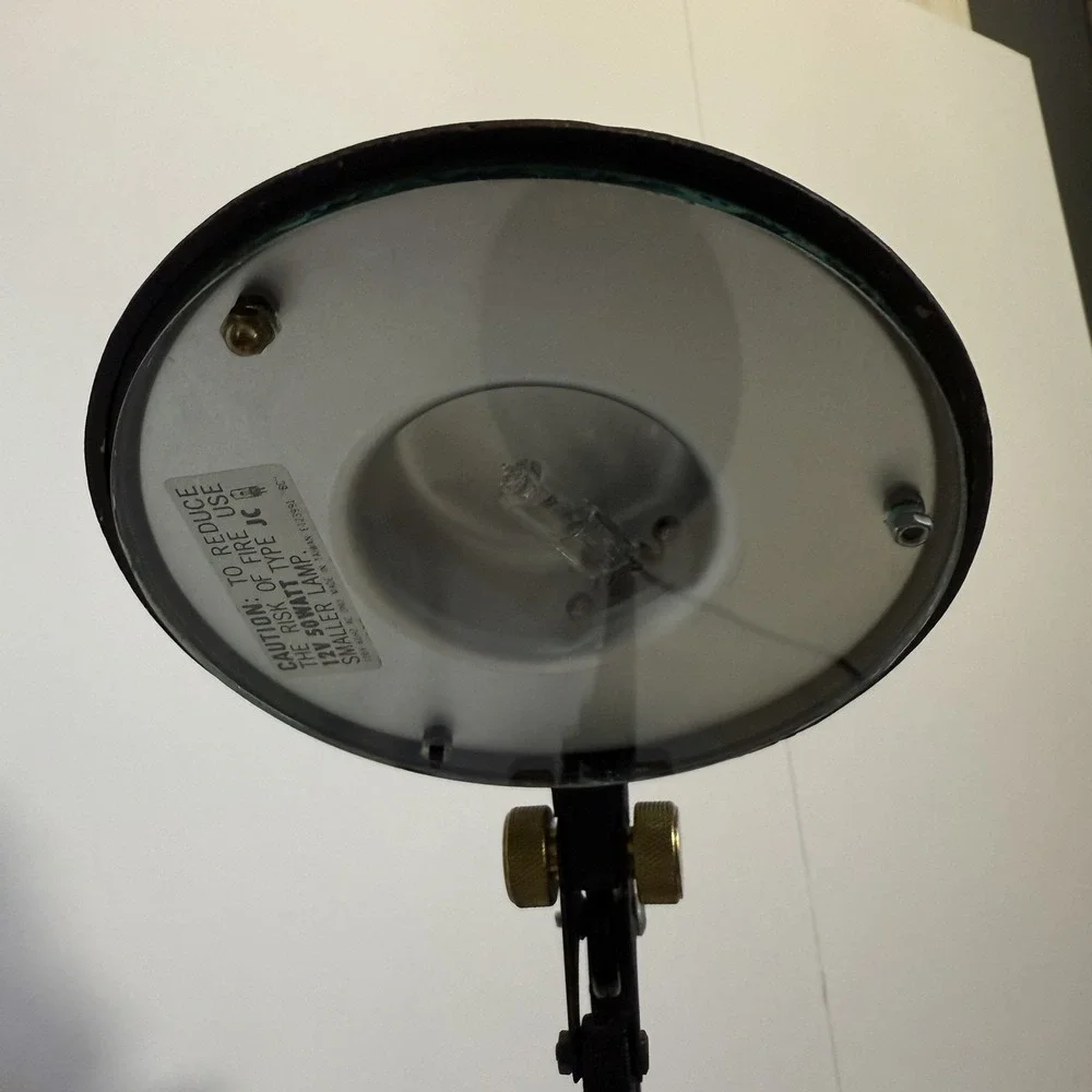 Dynasty Classics Articulated Neck Black Office Desk Lamp Adjustable Tested Works